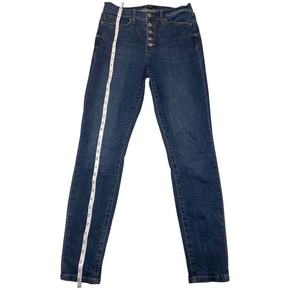 Banana Republic High-Rise Skinny Button Fly Jeans Size 28/6 - Picture 4 of 7